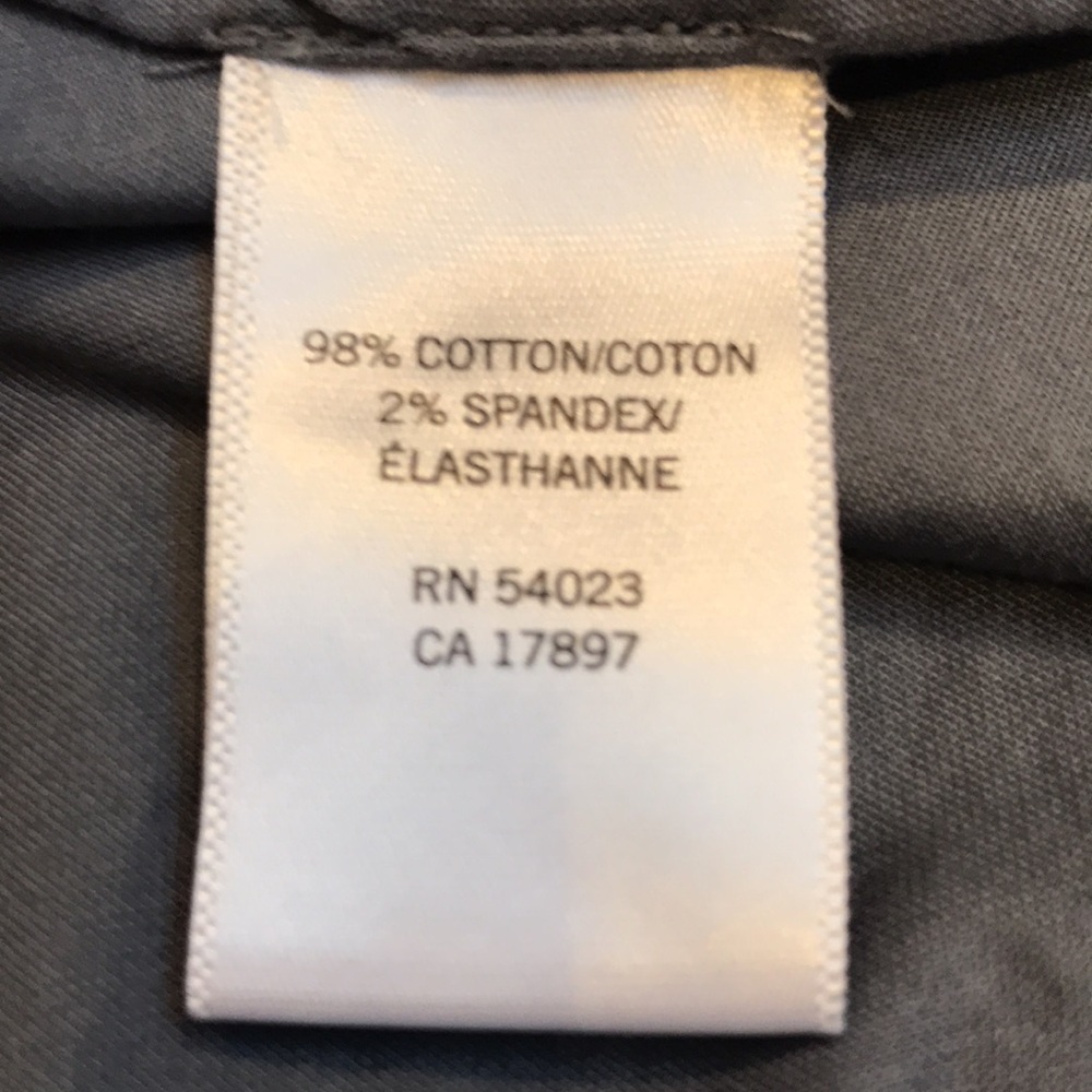 Banana Republic Grey Tailored Crisp Cotton Button Up Dress Shirt Women's S - Picture 13 of 16